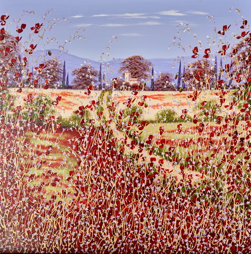Looking Beyond III by Mary Shaw - Original Painting on Board